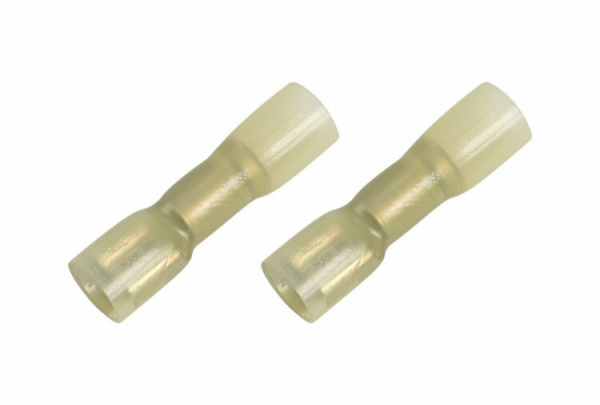 Клемма плоская полностью изолированная термоусаживаемая гнездо 6.6 мм 4-6 мм? (РПи-м-т 6.0-(6.3) желтый | 08-0654 | REXANT