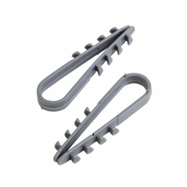 Дюбель-хомут нейлоновый PROconnect 5-10 мм, серый, упаковка 100 шт. | 07-4501-3 | PROconnect