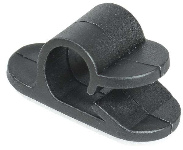 Клипса самоклеящаяся КС-1 черная (24шт) | UHP41-1-K02 | IEK