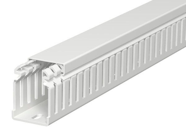 Распределительный кабельный канал LKVH 50x37,5x2000 мм (светло-серый) (LKVH 50037) | 6178582 | OBO Bettermann