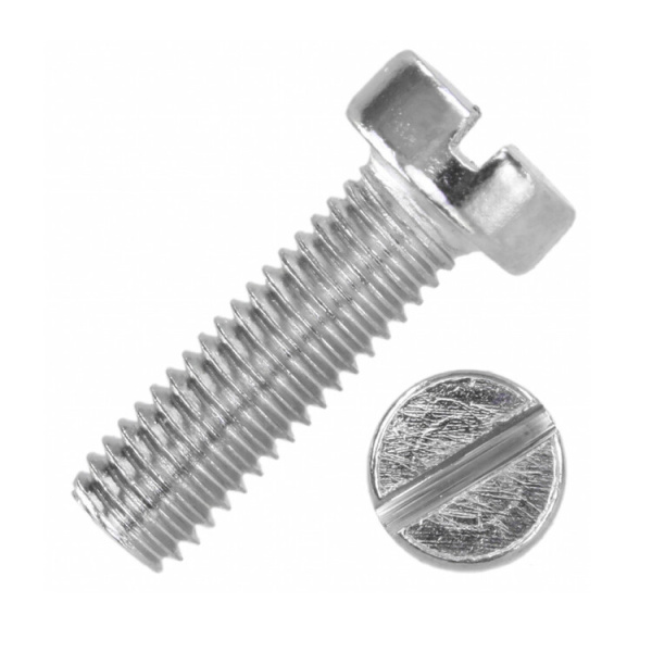 Винт DIN84 с цилиндрической головкой оцинк. М5х20 (10 шт) - пакет ( 0,039 кг) | 102985 | Tech-KREP