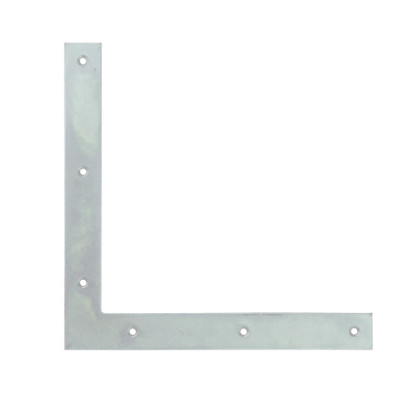 Оконный уголок плоский 80х80х18 (5шт) оцинк. - пакет ( 0,035 кг) | 110092 | Tech-KREP