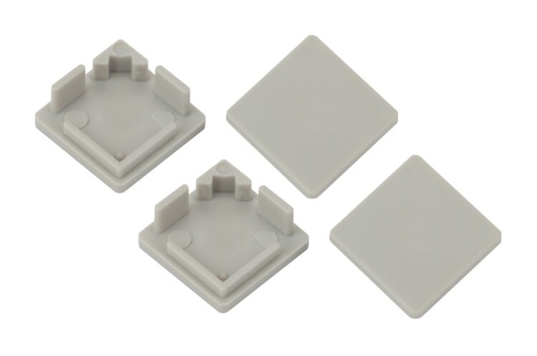 Набор заглушек для профиля CAB280, 1616S-3A 4 глухие квадратные | Б0039453 | ЭРА