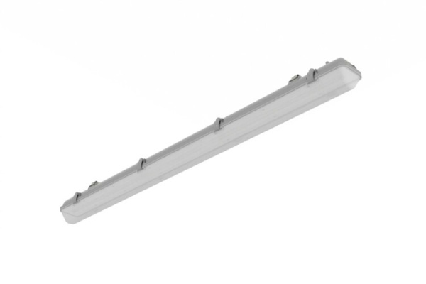 Светильник светодиодный пылевлагозащищенный TLWP05 PC ECP 1263х102х105мм 24Вт 4000K 3300Лм IP65 прозр | 85982 | TechnoLux