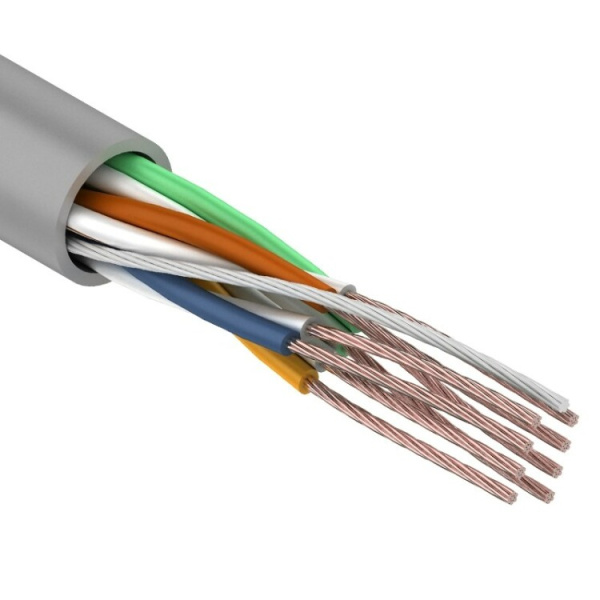 Кабель UTP 4PR 24AWG CAT5e 305м STRANDED | 01-0044 | REXANT