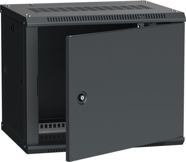 Шкаф LINEA W 6U 600x450 мм дверь металл, RAL9005 | LWR5-06U64-MF | ITK
