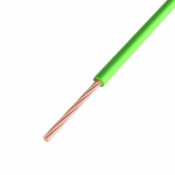 Провод ПГВА REXANT 1х0.75 мм?, Cu, зеленый, бухта 200 м |01-6503-1 | REXANT