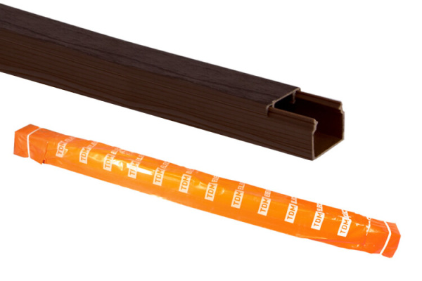 Кабель-канал 25х16 (60м) "ЭКО" 3D (бук) | SQ0402-0405 | TDM