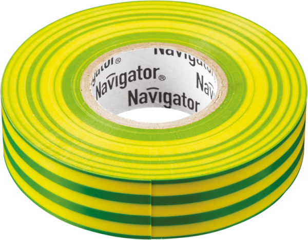 Изолента 71 234 NIT-B15-10/YG жёлто-зелёная |71234 |Navigator