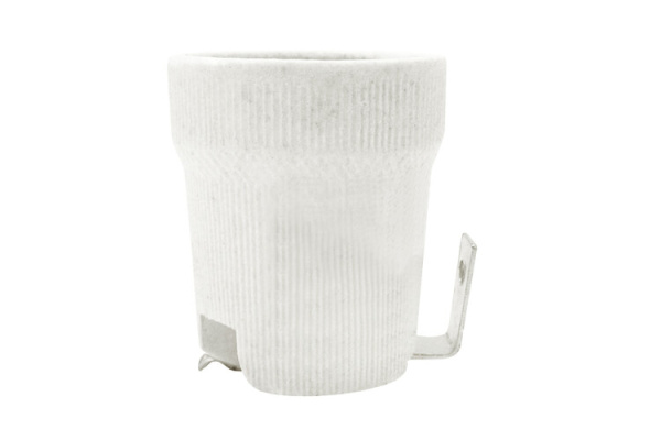 Патрон керамический E27 с держателем, Народный | SQ0335-0038 | TDM