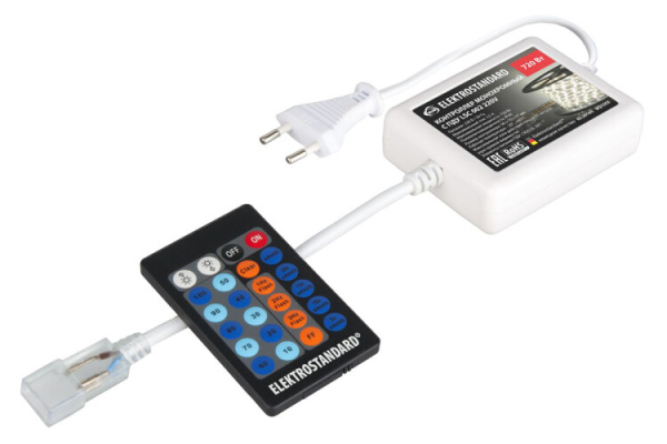 Контроллер одноцветный с радио пультом (24 кнопки) LSC 002 220V 3,5A 720W IP44 | a035332 | Elektrostandard
