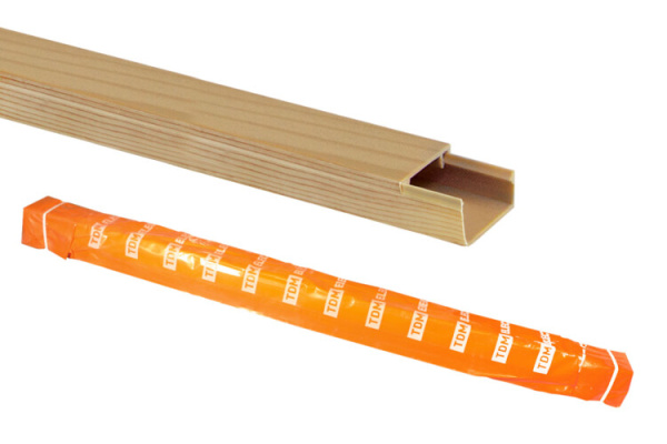 Кабель-канал 20х10 сосна 3D (100м) | SQ0402-0304 | TDM