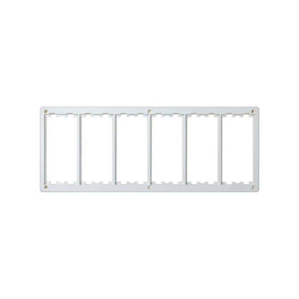 Simon Connect Рамка на 6 S-модулей к монт.коробке SM660, Сима Класик, белый | SM602-9 | Simon