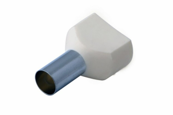 Наконечник штыревой втулочный изолированный F-14 мм 2х16 мм? (НШВи(2) 16-14/НГи2 16-14) слоновая кость | 08-2813 | REXANT