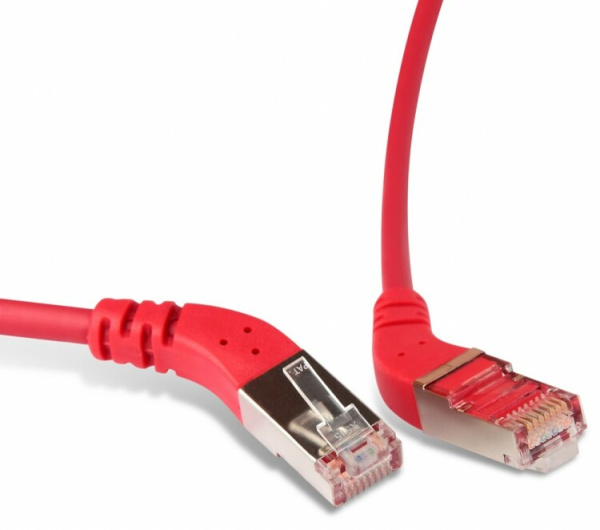 Патч-корд PC-APM-STP-RJ45/R45-RJ45/R45-C6-1M-LSZH-RD F/UTP угл.,экранир.правый 45°-правый 45°,Cat.6,LSZH,1м,красн. | 233108 | Hyperline