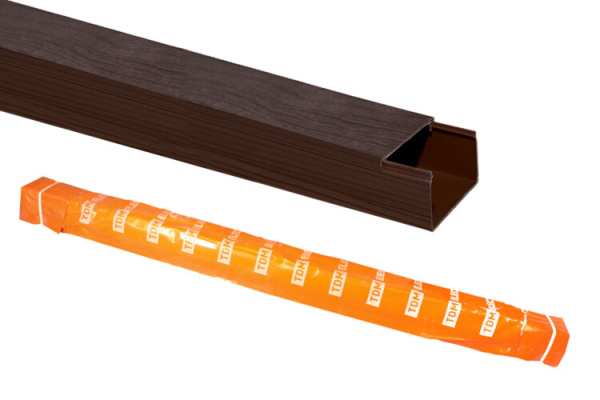 Кабель-канал 40х25 (40м) "ЭКО" 3D (бук) | SQ0402-0408 | TDM