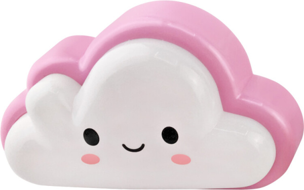 Ночник светодиодный NLA 06-CP ОБЛАЧКО розовое с выключателем 230В | 4690612029054 | IN HOME