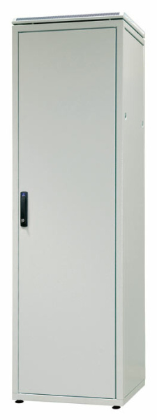 Шкаф напольный WZ-IT-456080-29AA-2-011-FP 19",45U,2096х600х800мм,дв.ст.спл.с трехточ.замк.с руч.,укороч.дв.+ф.п.3Uсер.(RAL7035)разобр.| 411773 | Zpas