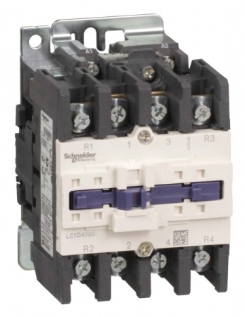 КОНТАКТОР D 4Р (2 НО + 2 НЗ),AC1 60 A,48V 50/60 ГЦ,ЗАЖИМ ПОД ВИНТ | LC1D40008E7 | Schneider Electric