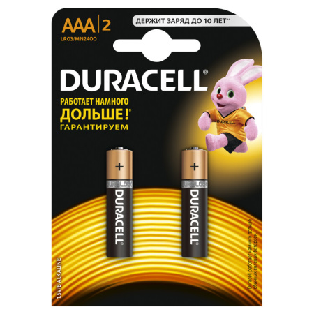 Элемент питания Duracell LR03-2BL BASIC | Б0026812 | Duracell