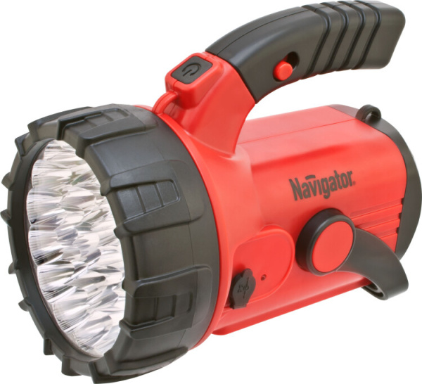 Фонарь универсальный NPT-SP06-ACCU Прожект/кемп. 23+18+4LED, аккум.4В, 2Ач. | 94960 | Navigator