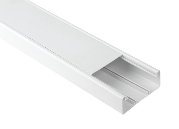 Кабель-канал парапетный 100x40 белый (12м.) (6/192) | Б0048447 | ЭРА