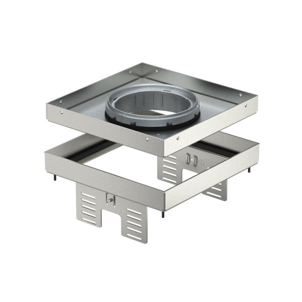 Кассетная рамка RKFN2 UZD3 ном.размер 4 200x200 мм (сталь) (RKFN2 UZD3 4VS25) | 7409374 | OBO Bettermann