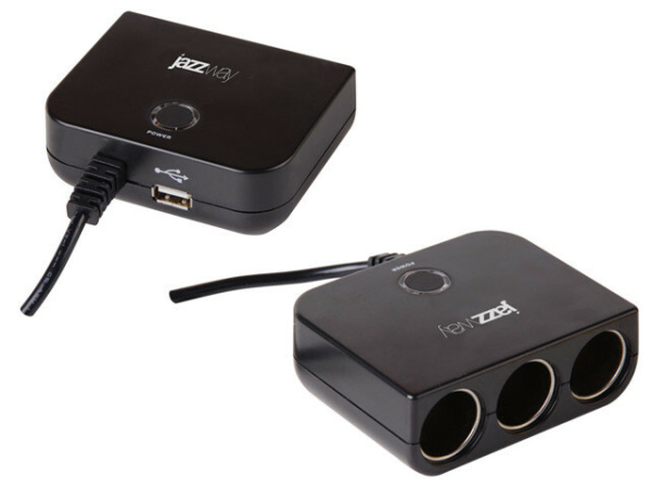Разветвитель автомобильный CAS-3USB | .4690601018441 | JAZZway