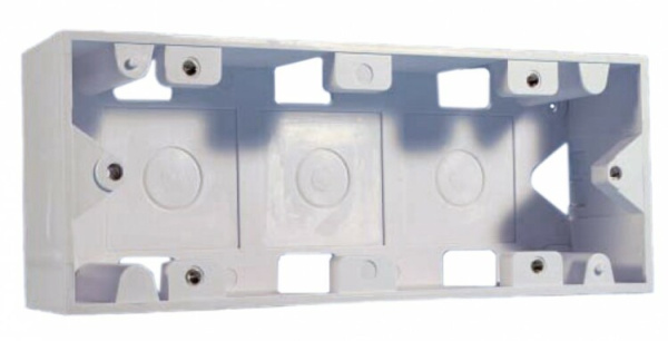 MB-3E-35 Коробка для настенного монтажа 80x204x45 мм, французский стандарт | 243647 | Hyperline