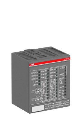 Модуль интерфейсный, 2xRS232/RS485/1xCAN, CI506-PNIO | 1SAP221500R0001 | ABB