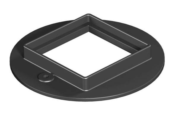 Суппорт для монтажа розеток Modul45 в выходное отверстие US80 (полиамид) (US80 B) | 7408594 | OBO Bettermann