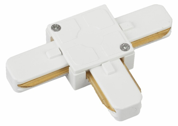 Коннектор для шинопровода Т-образный белый TR7-C 2W T WH | Б0032178 | ЭРА