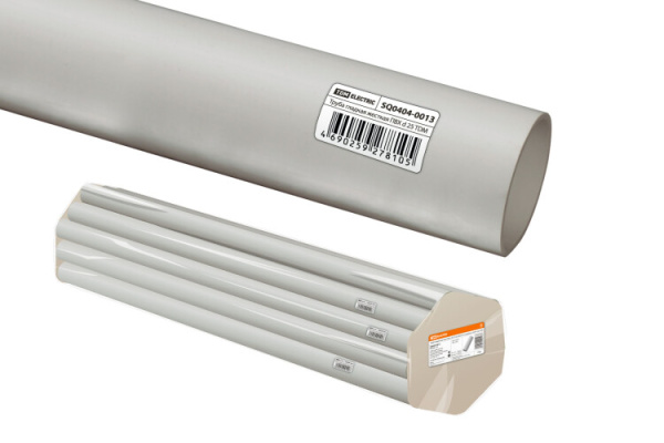 Труба гладкая жесткая ПВХ d 25 (74 м) длина 2 м индивид. штрихкод | SQ0404-0013 | TDM