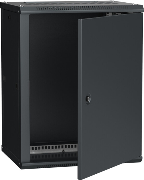 Шкаф LINEA W 18U 600x450 мм дверь металл, RAL9005 | LWR5-18U64-MF | ITK