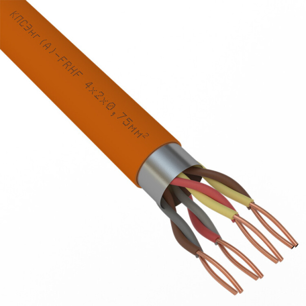 Кабель огнестойкий REXANT КПСЭнг(А)-FRHF, 4x2x0,75 мм?, бухта 200 м |01-4961-1 | REXANT