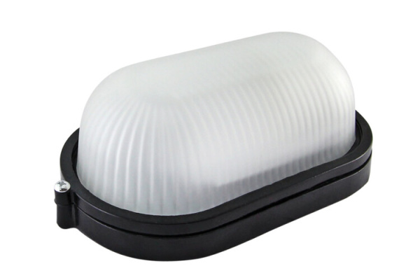 Светильник пылевлагозащищенный под лампу для ЖКХ НПБ 1201 100Вт ЛН E27 IP54 черный овал | SQ0303-0029 | TDM