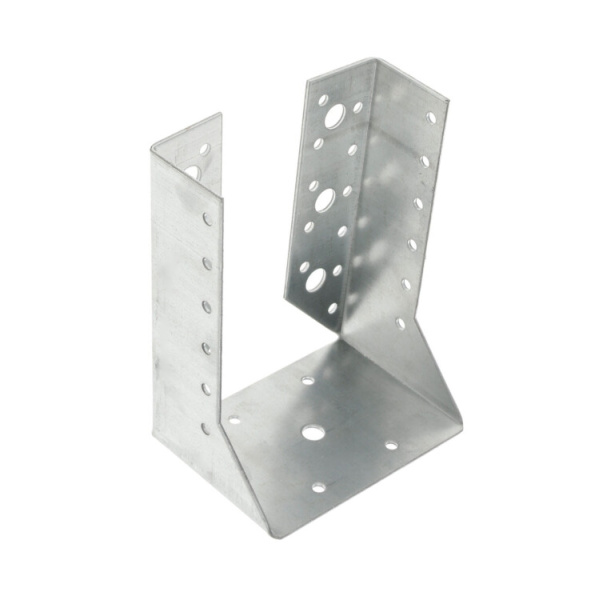 Опора бруса закрытая 140х76х100х2, оцинкованная - накл. | 124431 | Tech-KREP