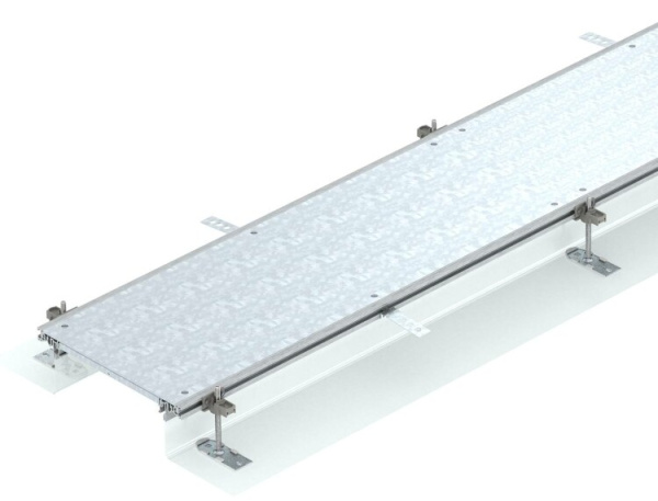 Секция кабельного канала OKA-G глухая 2400x300x140 мм (сталь) (OKA-G30040140) | 7424002 | OBO Bettermann