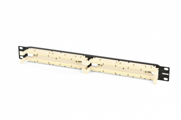 Кросс-панель 110C-19-100P-1U 100 парная 110 типа, 19" 1U (без модулей) | 15477 | Hyperline