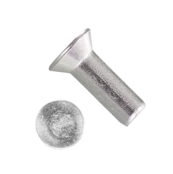 Заклепка алюминиевая потайной головой 3,0х16 ГОСТ 10300-80 (36 шт)- пакет | 144238 | Tech-KREP