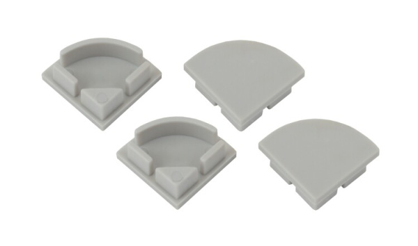 Набор заглушек для профиля CAB280 1616R-3A 4 глухие круглые | Б0039451 | ЭРА