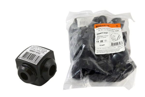 Сжим ответвительный У-731М (4-10 : 1,5-10 мм2) IP20 инд. стикер | SQ0831-0101 | TDM
