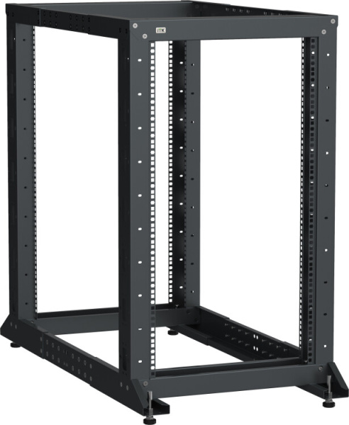 ITK LINEA F Стойка 2-рамная 52U 600х600-1000мм черная | LF05-52U61-2GM | ITK