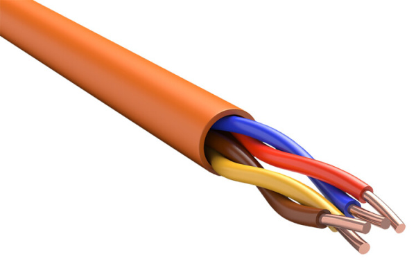 ITK Кабель КПСнг(А)-FRLS 1х2х0,20 оранжевый (200м) | FR1-01-U-1307 | ITK