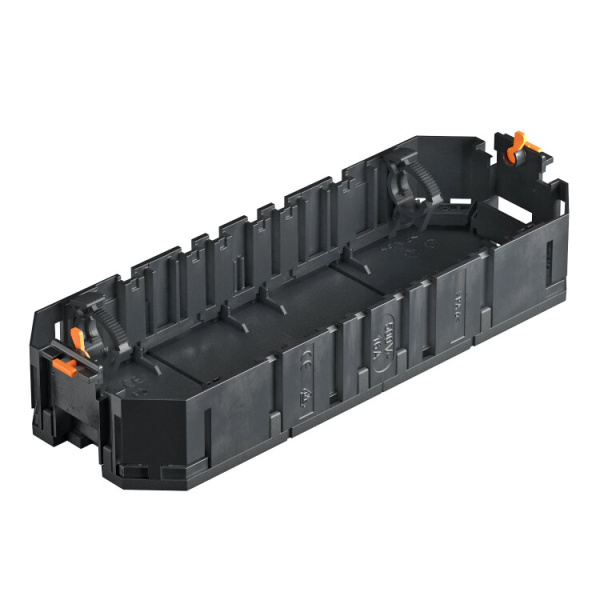 Универсальная монтажная коробка UT4 для установки в лючок без накладки (полиамид,черный) (UT4) | 7408725 | OBO Bettermann