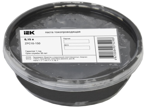 Паста токопроводящая 0,15л | ZPC10-150 | IEK