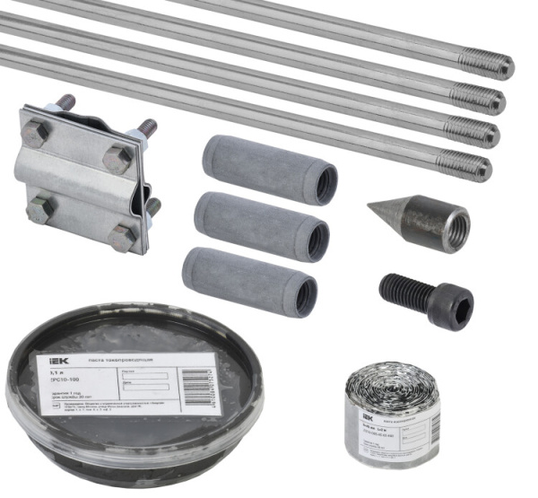 Комплект заземления 6/16 оцинкованная сталь | ZKZ10-11-016-06 | IEK