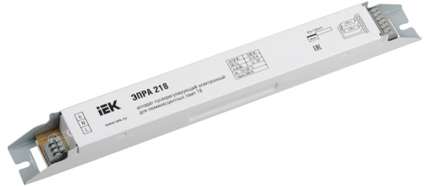 ЭПРА 218 для линейных ЛЛ Т8 | LLV218D-EBFL-2-18 | IEK