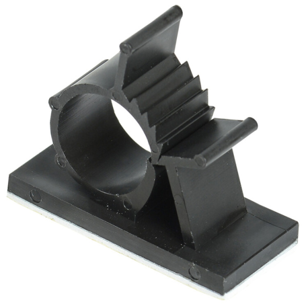 Клипса самоклеящаяся КС-15 черная (24шт) | UHP40-D15-K02 | IEK