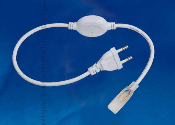 Провод электрический для подключения монохромных LED лент UCX-SP2/A67-NNN WHITE 1 STICKER ULS-3528 220В | 07690 | Uniel
